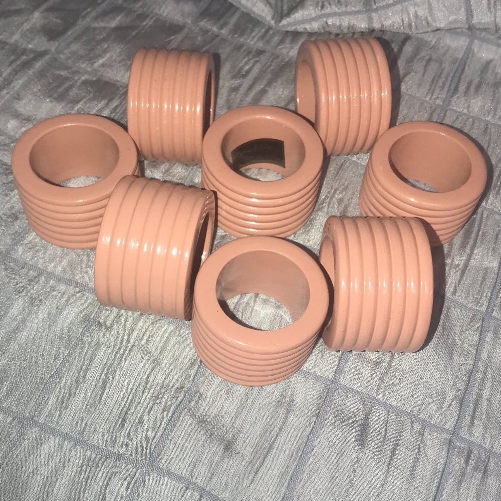 LOT of 8 Park B Smith Pink napkin holders